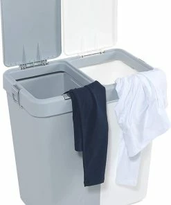 Top 10 ???? Motek® - Wasmand - 2 Vakken Met Deksel - Wassorteerder - Gemaakt Van 100% Gerecycled Kunststof - 80 L - Wasmand Met Deksel - Wassorteerder - Grijs - Wit ???? 22 Top 10 ???? Motek® - Wasmand - 2 Vakken Met Deksel - Wassorteerder - Gemaakt Van 100% Gerecycled Kunststof - 80 L - Wasmand Met Deksel - Wassorteerder - Grijs - Wit ???? -Yoshiko Shop 550x816