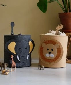 Aanbiedingen ???? By Lara Commodities Speelgoedmand Kinderen – Opbergmand Kinderkamer – Wasmand Kinderkamer – Speelgoed Kist - Leeuw ???? -Yoshiko Shop 550x824 5