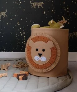 Aanbiedingen ???? By Lara Commodities Speelgoedmand Kinderen – Opbergmand Kinderkamer – Wasmand Kinderkamer – Speelgoed Kist - Leeuw ???? -Yoshiko Shop 550x824 6