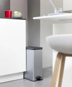 Top 10 ???? Curver Deco Slimbin Prullenbak - Rechthoekig - 40L - Metallic ???? -Yoshiko Shop 550x825 1