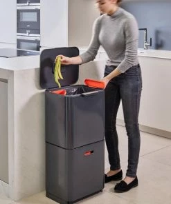 Gloednieuw ???? Joseph Joseph Intelligent Waste Totem - 60 Liter Inhoud - Met 3 Vakken - Grafiet ???? 25 Gloednieuw ???? Joseph Joseph Intelligent Waste Totem - 60 Liter Inhoud - Met 3 Vakken - Grafiet ???? -Yoshiko Shop 550x825 18