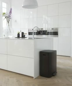Uitgang ???? Brabantia Bo Prullenbak - 2 X 30 L - Met 80 Vuilniszakken - Matt Black ???? -Yoshiko Shop 550x825 31