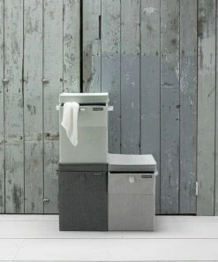Nieuw ???? Brabantia Wasmand Met Deksel - Stapelbaar - 35 L - Grey ⭐ -Yoshiko Shop 550x825 49