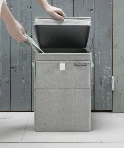 Nieuw ???? Brabantia Wasmand Met Deksel - Stapelbaar - 35 L - Grey ⭐ -Yoshiko Shop 550x825 51