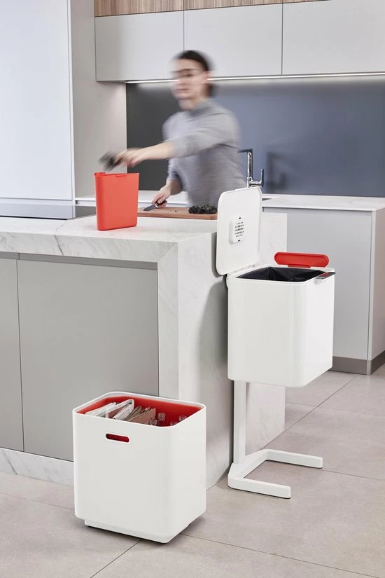 Coupon ???? Joseph Joseph Intelligent Waste Prullenbak Totem Max - 60 L - Wit ???? 13 Coupon ???? Joseph Joseph Intelligent Waste Prullenbak Totem Max - 60 L - Wit ???? - Afbeelding 11